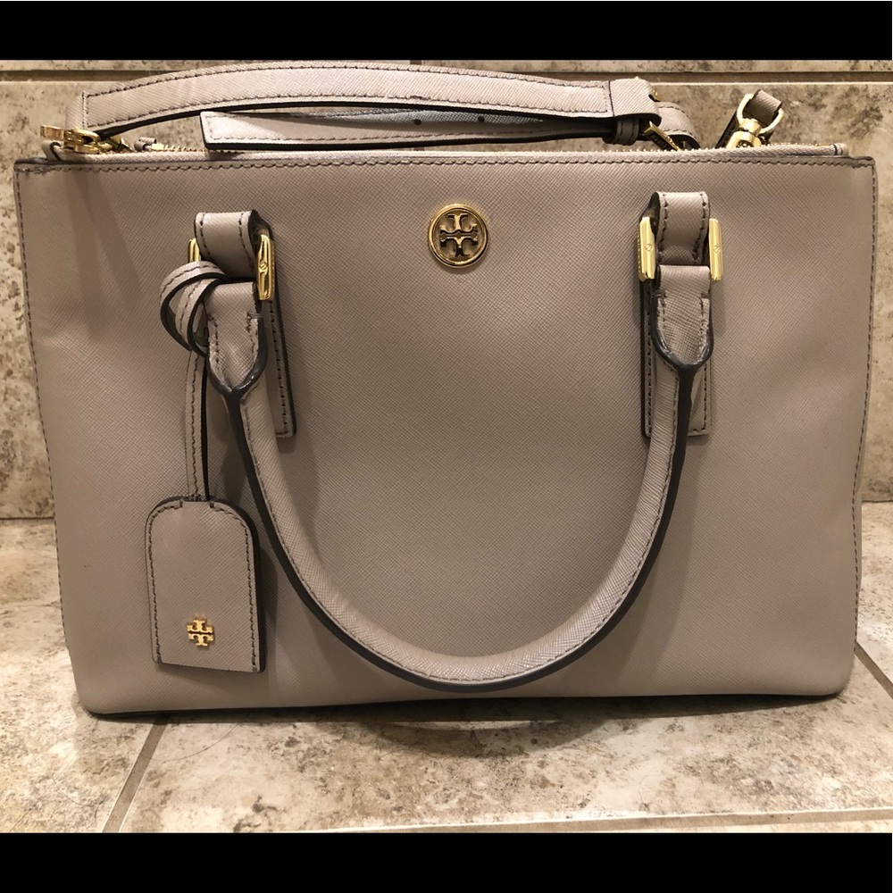 TORY BURCH ROBINSON MINI DOUBLE-ZIP TOTE